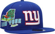 New Era Men's New Era Royal New York Giants Stateview 59FIFTY Fitted Hat