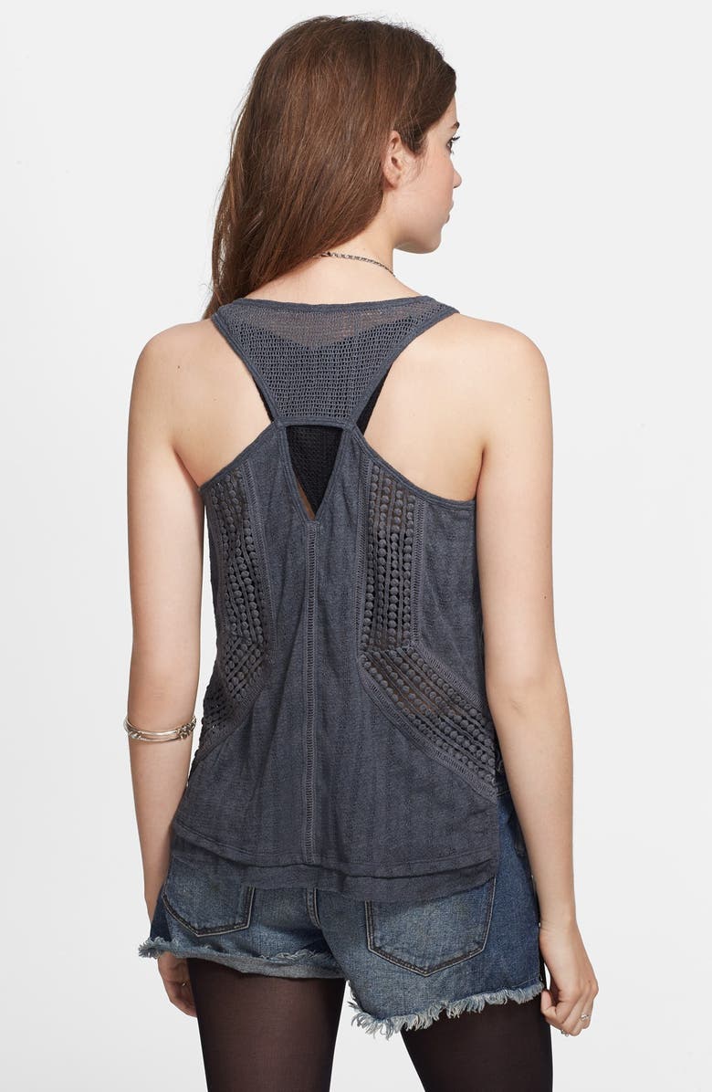 Free People 'Trinity' Embellished High/Low Tank, Alternate, color, 