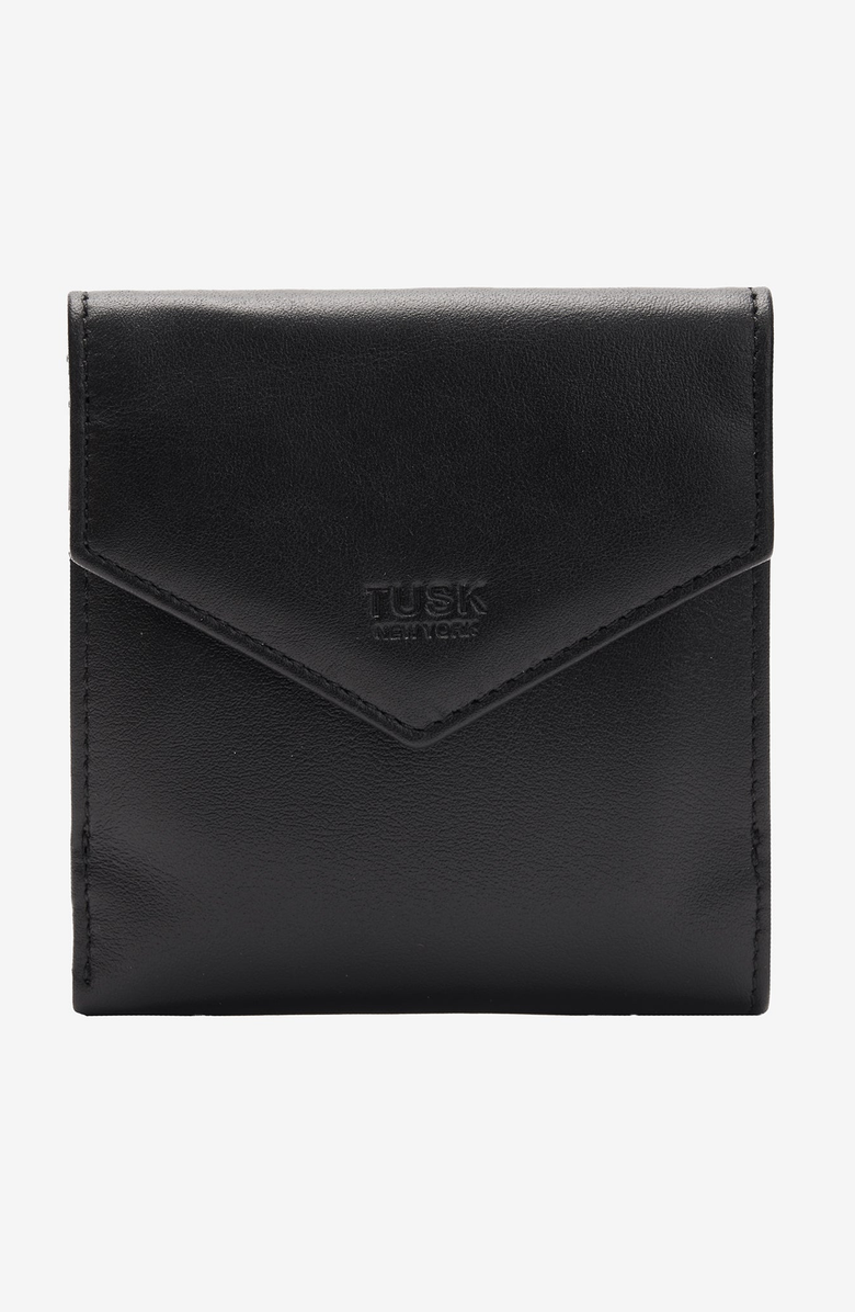 Tusk Joy L Shaped Wallet, Main, color, Black