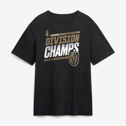 Men's Fanatics Black Vegas Golden Knights 2026 Pacific Division Champions T-Shirt
