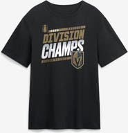 FANATICS Men's Fanatics Black Vegas Golden Knights 2026 Pacific Division Champions T-Shirt