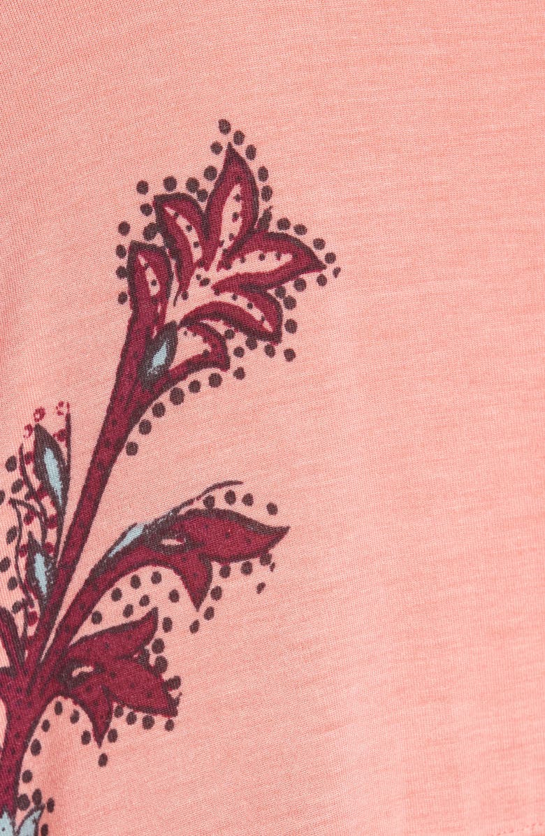 Free People Mauie Wowie Palm Print Top, Alternate, color, 