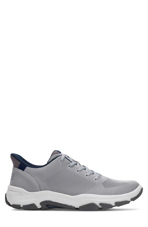 Rockport Rafferty Step Activated Sneaker In Medium Grey