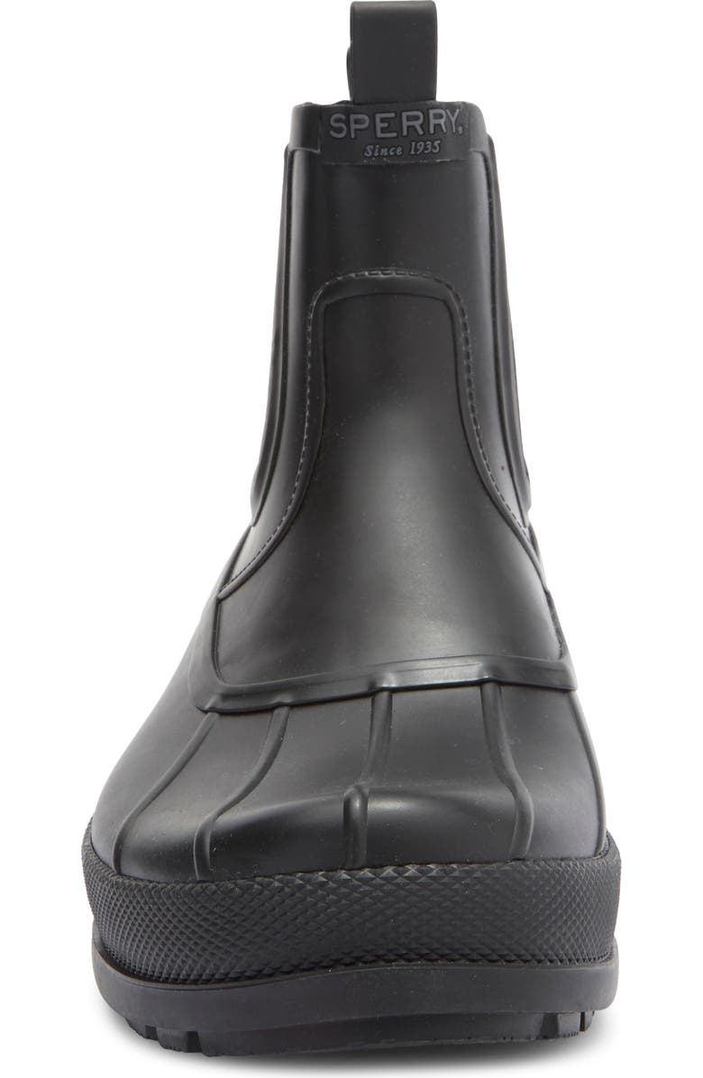 Sperry Clifton Waterproof Chelsea Duck Boot, Alternate, color, Black