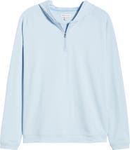 Peter Millar Pine Performance Quarter Zip Hoodie