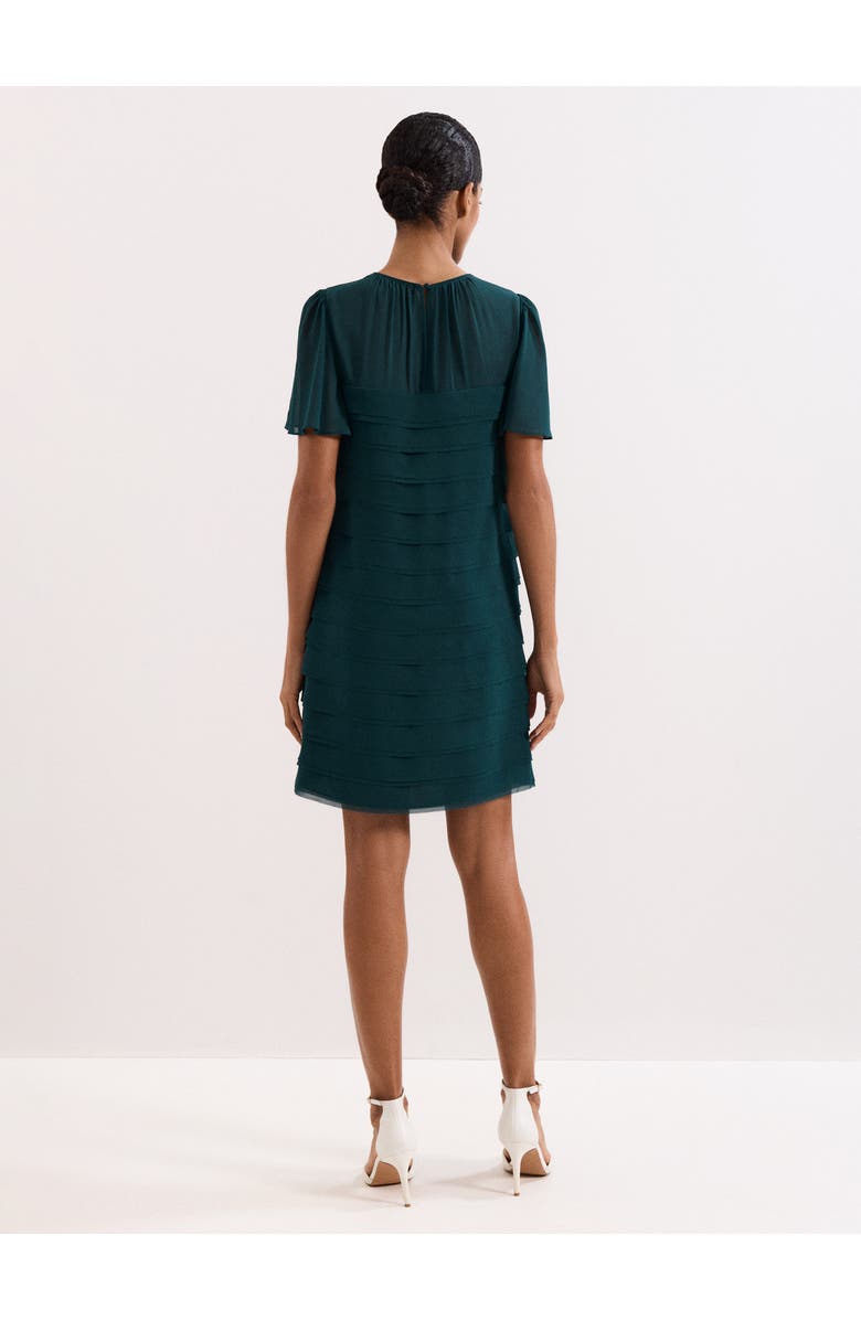 Phase Eight Fallon Layered Dress, Alternate, color, Teal