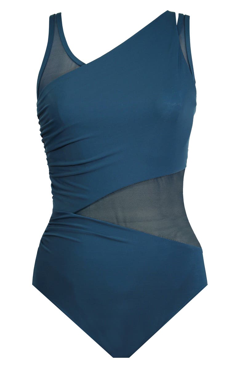 Miraclesuit<sup>®</sup> Illusionist Azura Underwire One-Piece Swimsuit, Alternate, color, Nov