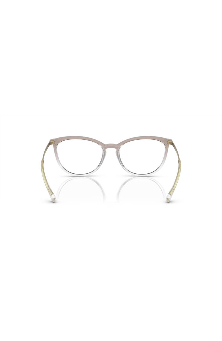 Vogue Eyewear 53mm Cat Eye optical glasses, Alternate, color, Light Brown