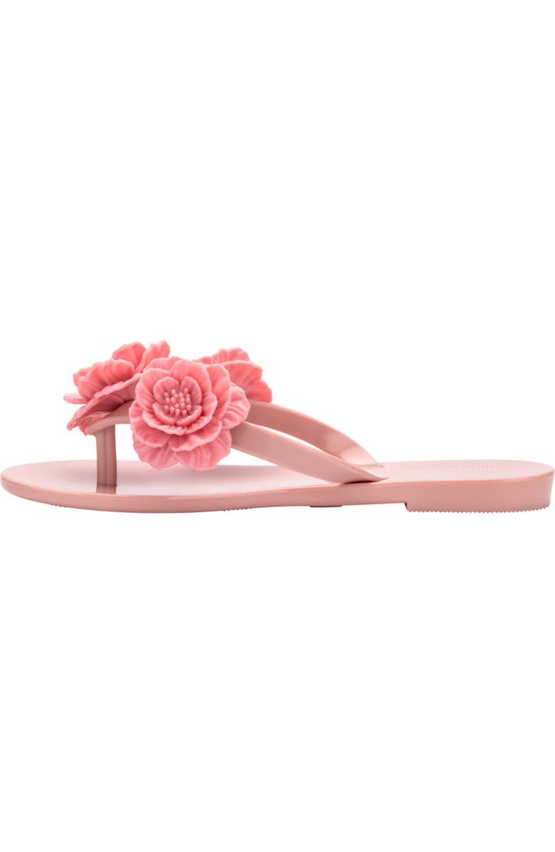 Mini Melissa Kids' Mini Harmonic Springtime Flip Flop, Alternate, color, Pink