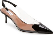 Alaïa Love Heart Kitten Heel Slingback Pump