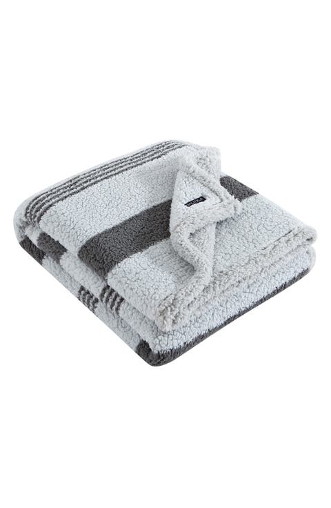 Saltmarsh Faux Shearling Throw Blanket