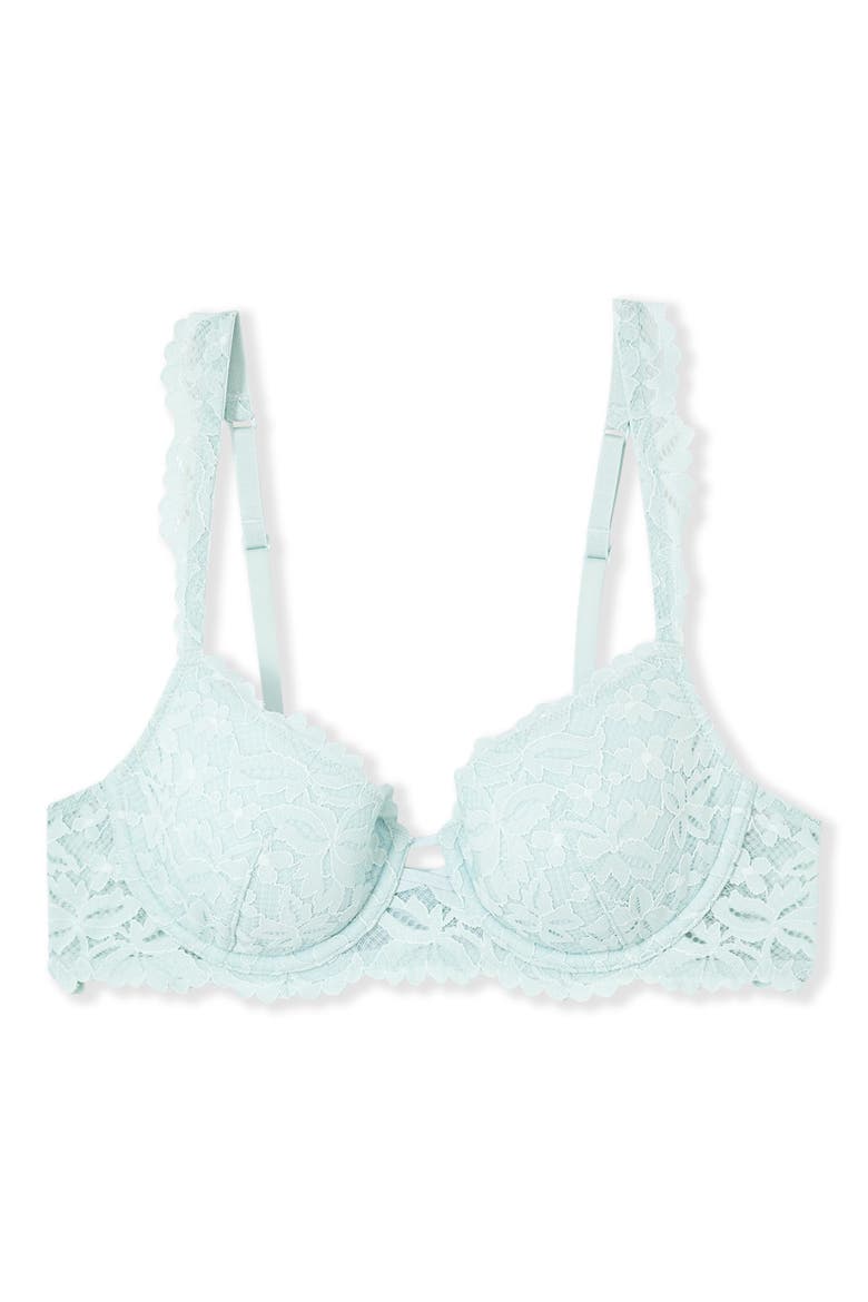 Legende Classique Underwire Bra, Alternate, color, BLUE GREEN