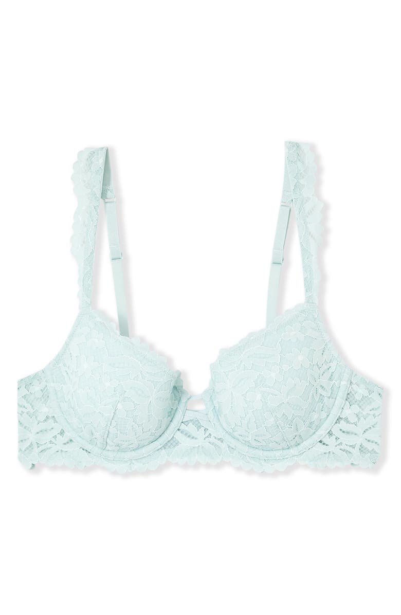 Etam Legende Classique Underwire Bra, Alternate, color, Blue Green