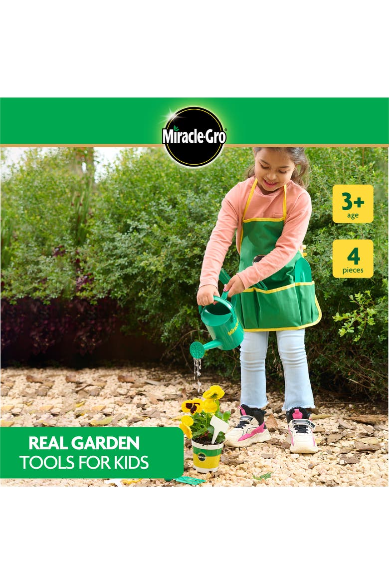 Set 4 pcs - garden toolset, Alternate, color, Dark Green