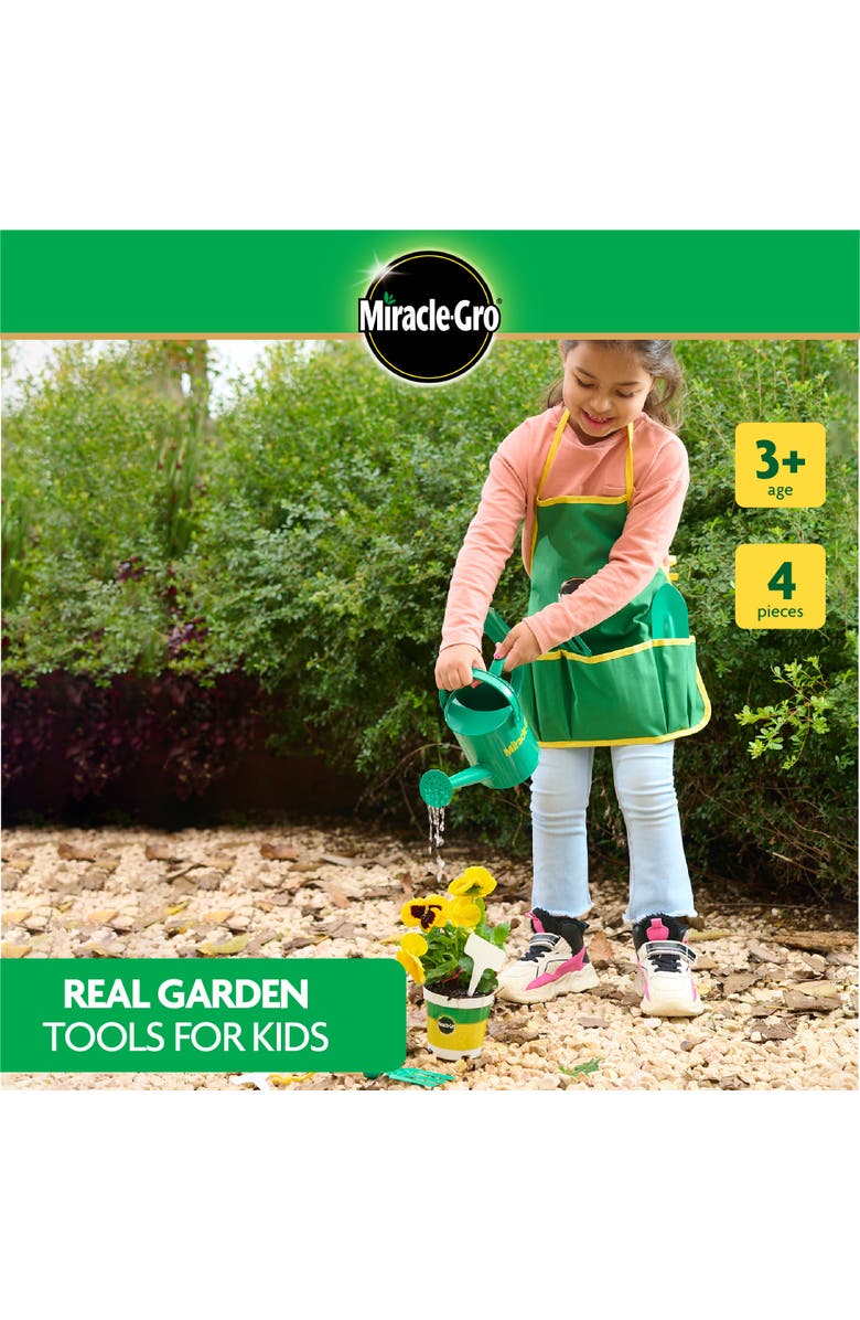 Miracle-Gro Set 4 pcs - garden toolset, Alternate, color, Dark Green