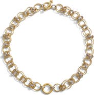 Awe Inspired Chain Mail Toggle Charm Collar