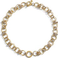 Awe Inspired Chain Mail Toggle Charm Collar
