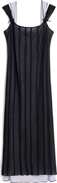 Desigual Sleeveless Mesh Maxi Dress