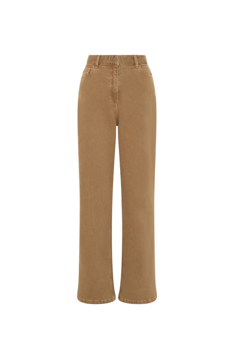 GERARD DAREL Clea Straight Jeans, Alternate, color, Camel