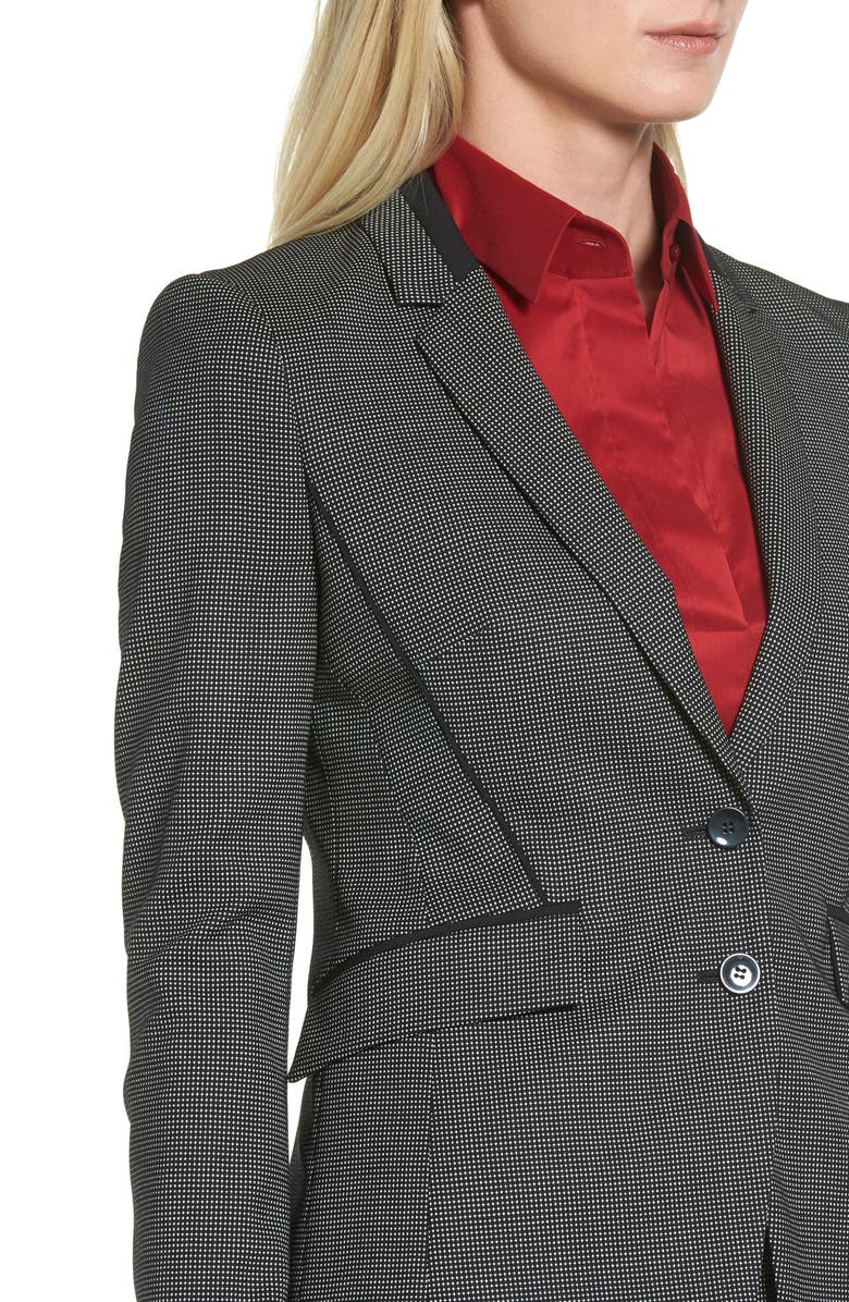 BOSS Jelisana Stretch Wool Suit Jacket, Alternate, color,