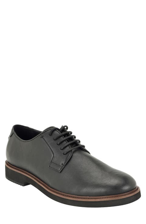 Torrean Plain Toe Faux Leather Derby