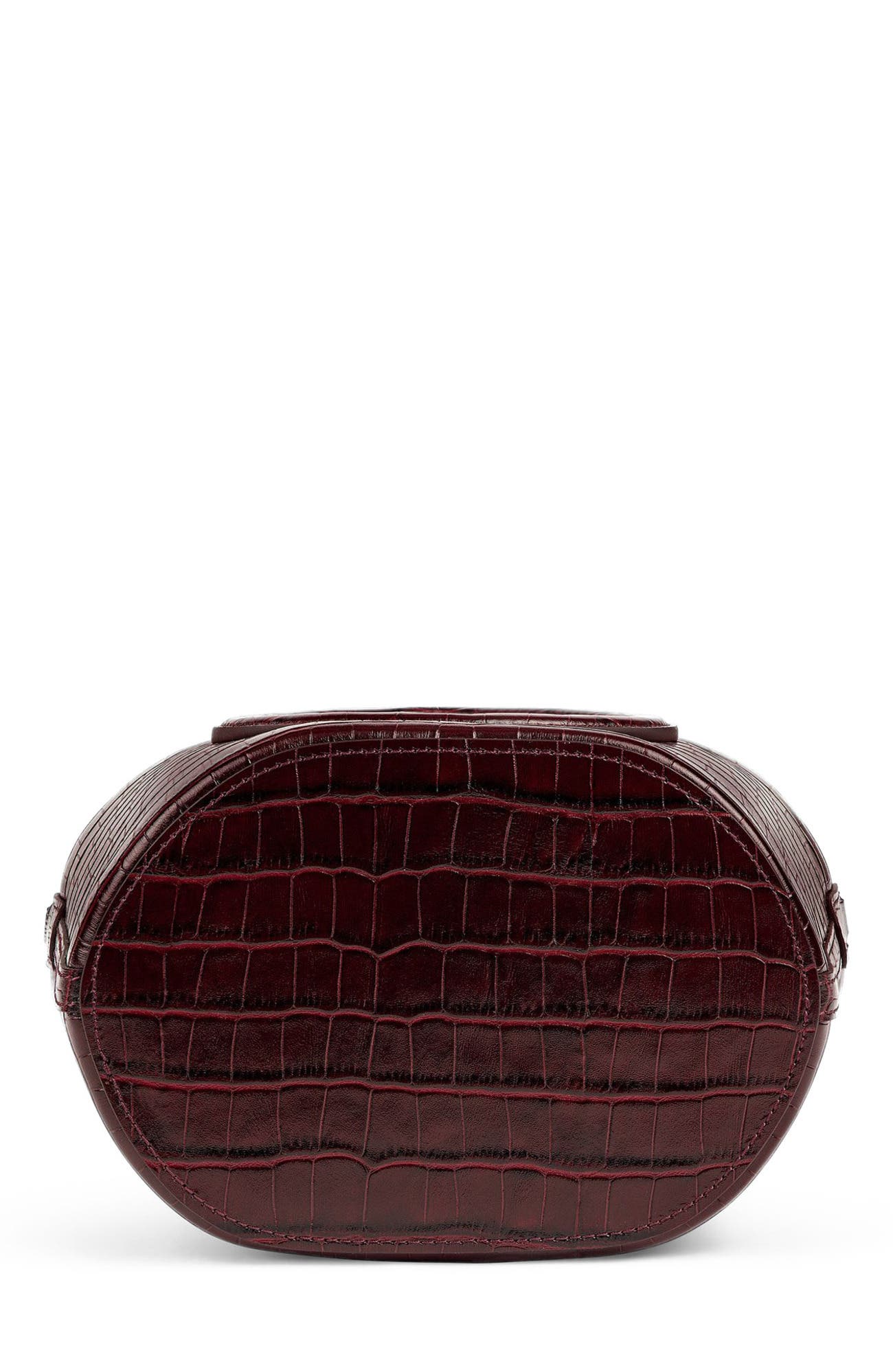 Infinity Bag - Burgundy Croc Embossed, Alternate, color, Burgundy