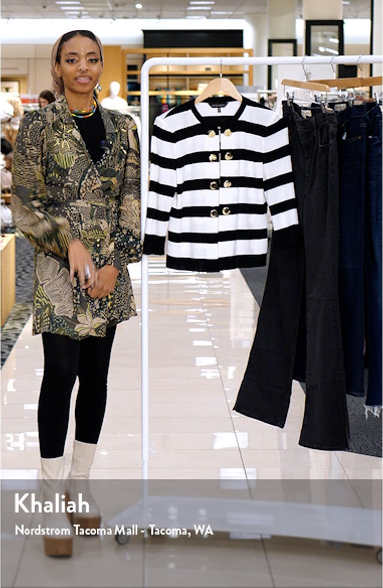 Bold Stripe Cardigan, sales video thumbnail