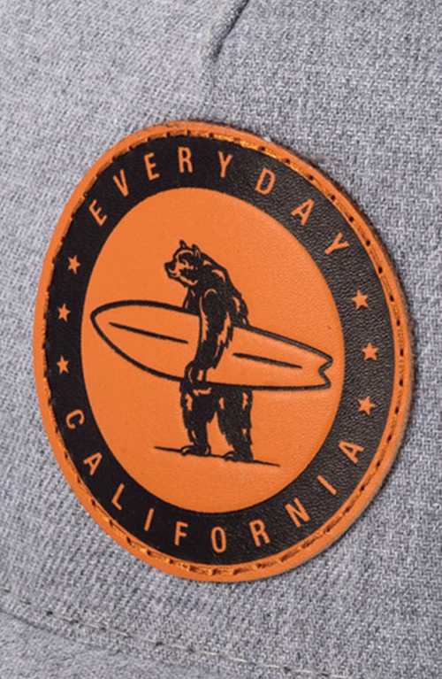 Everyday California Marine Layer Wool Snapback Hat In Foggy Grey
