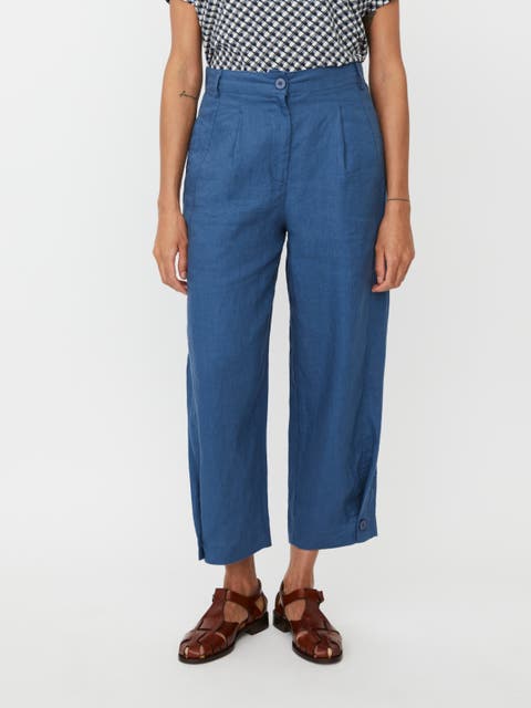MaPunna Cropped Linen Pants