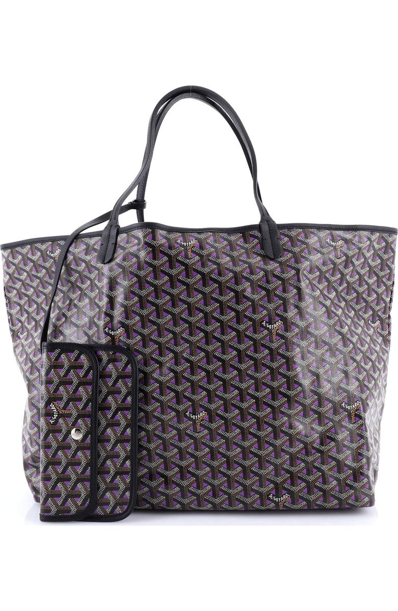 Pre-Owned Goyard Saint Louis Tote Claire Voie Coated Canvas GM, Alternate, color,
