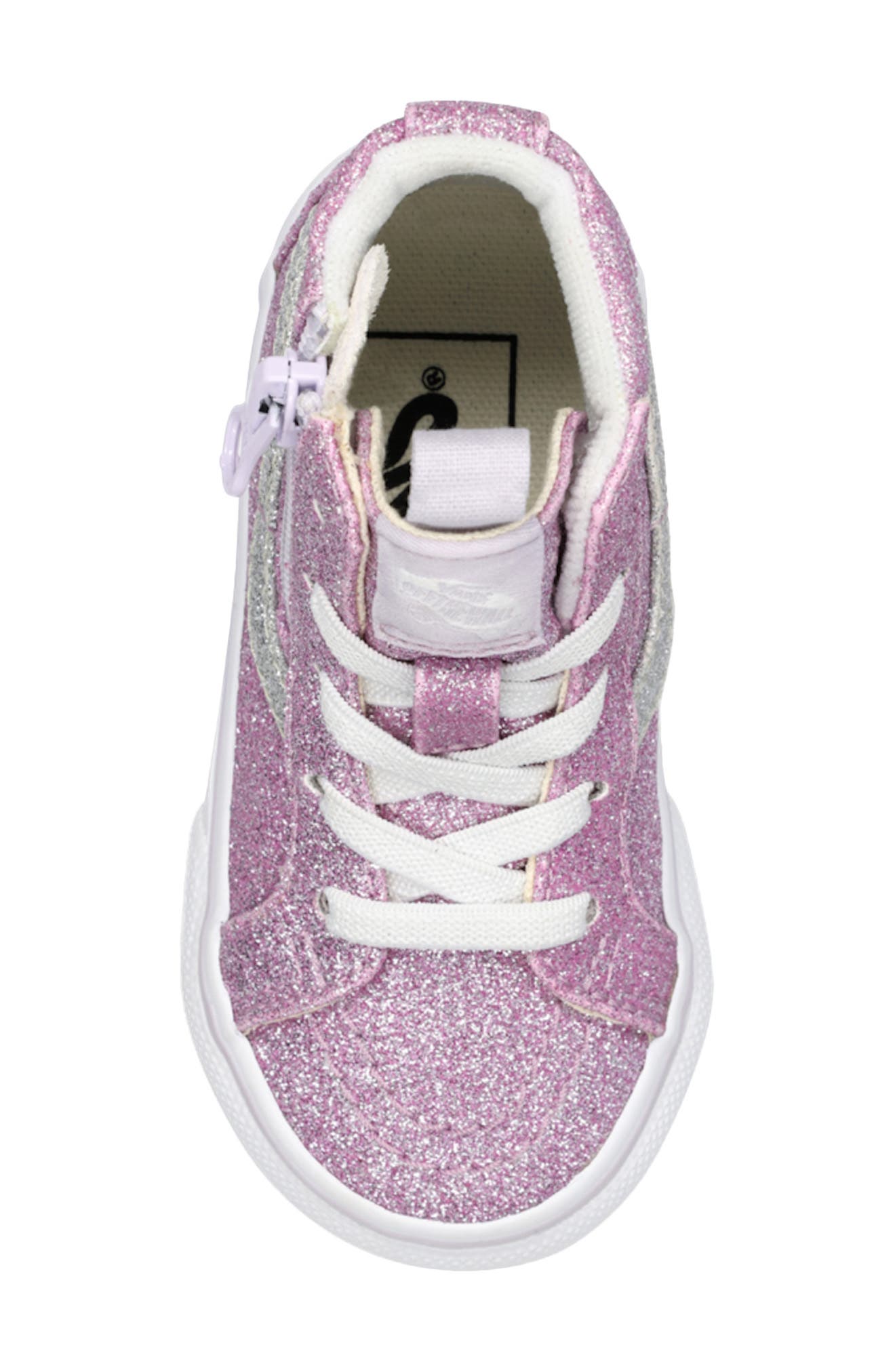 Vans Kids' Sk8-Hi Reissue Side Zip Sneaker, Alternate, color, 