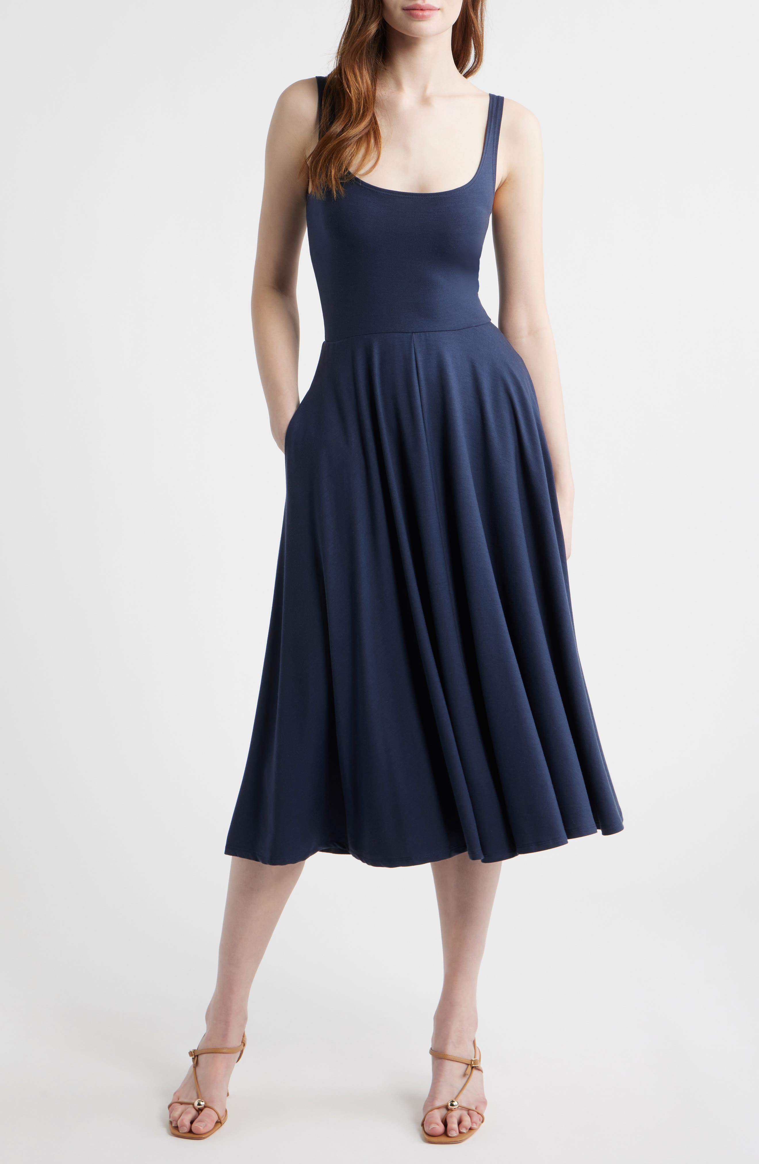 Rou Jersey Midi Dress - image 3