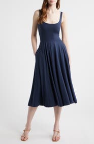 Reformation Rou Jersey Midi Dress