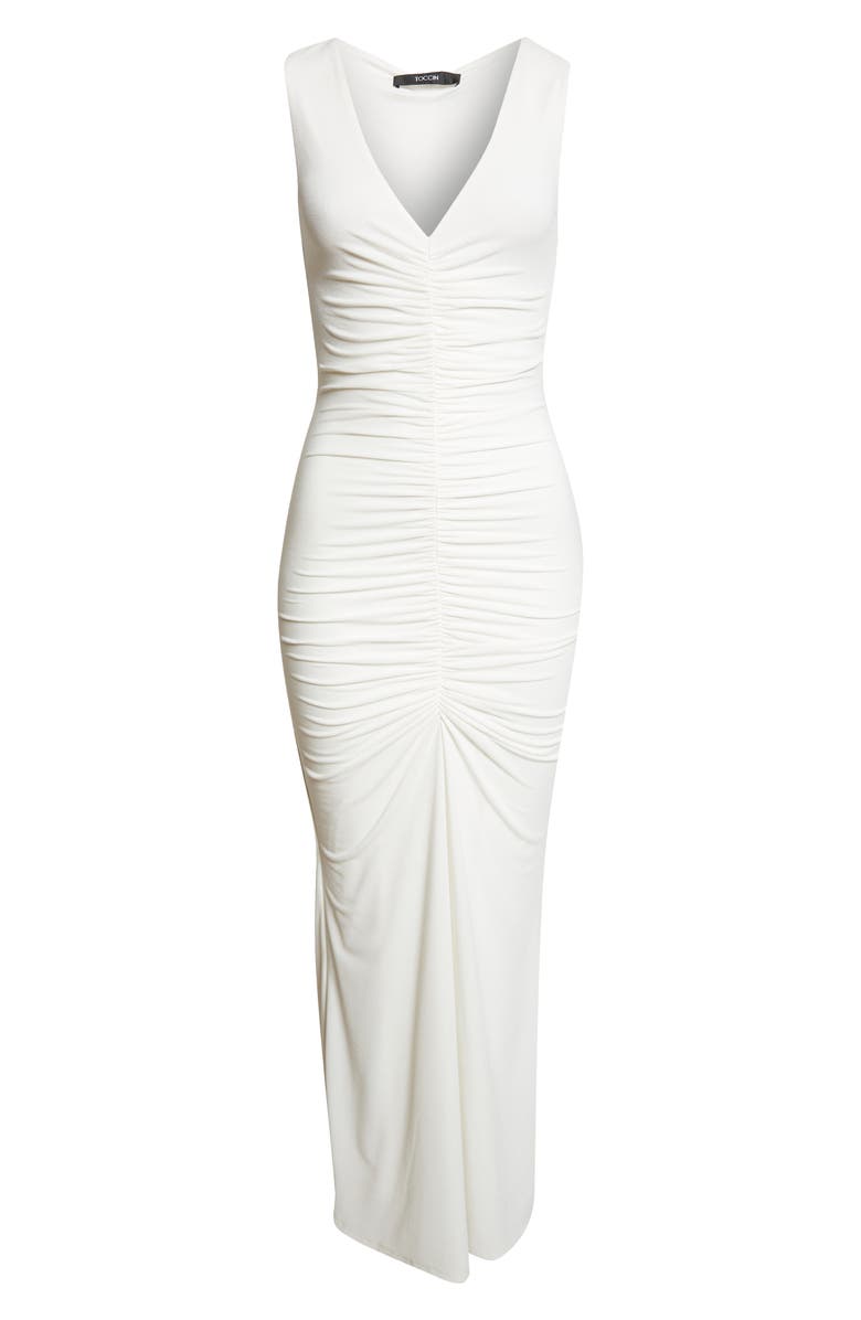 Toccin Inez Ruched Sleeveless Dress, Alternate, color, 