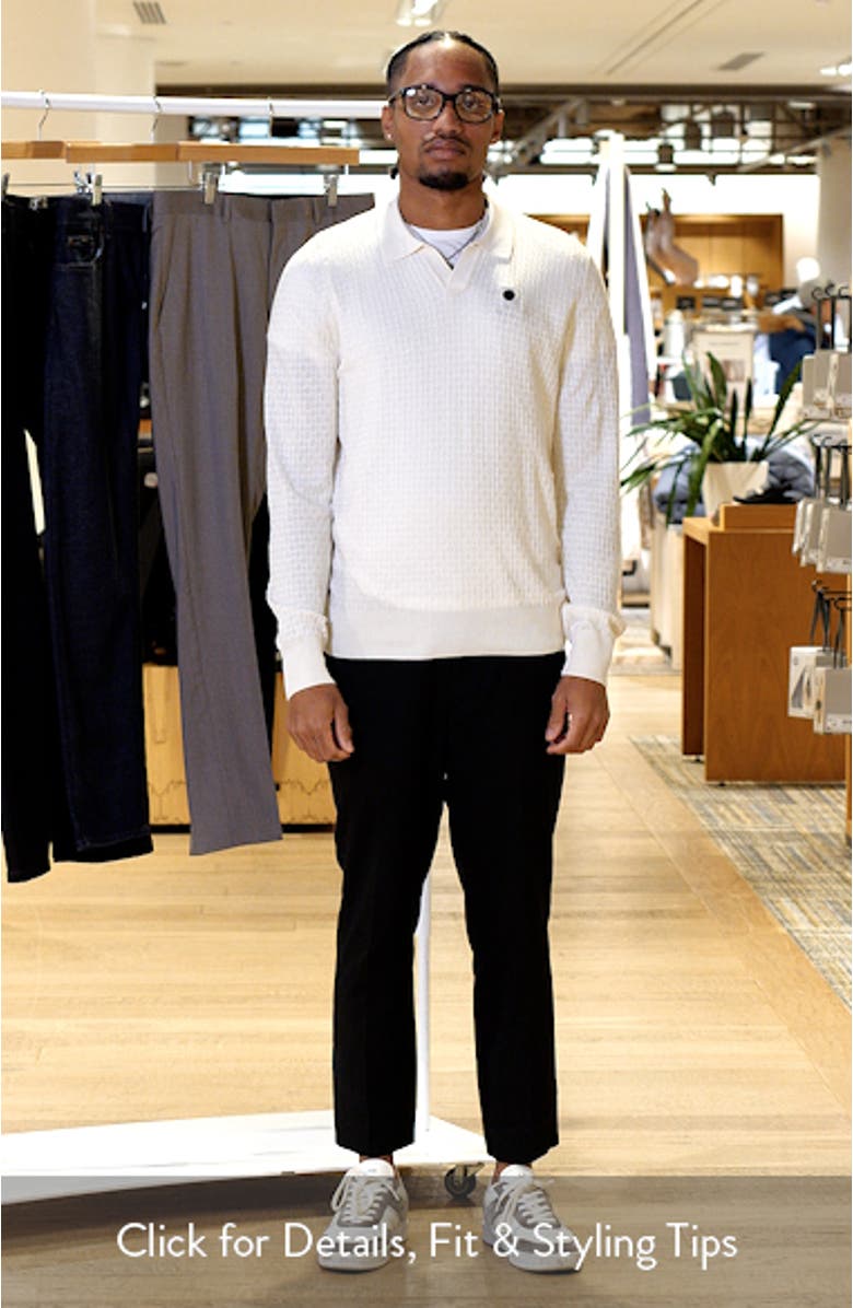 Umbarto Silk Long Sleeve Polo, sales video thumbnail