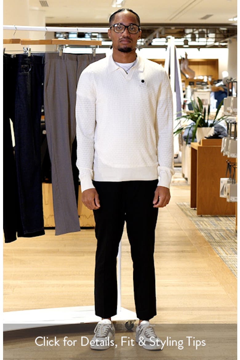 Umbarto Silk Long Sleeve Polo video