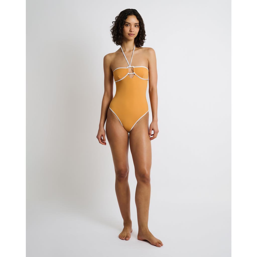 Onia Palermo One Piece In Sunset/white