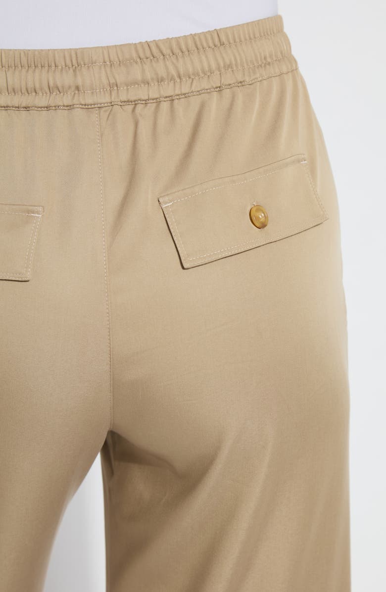 Lysse Zena Drawstring Ankle Wide Leg Pants, Alternate, color, Sandstone