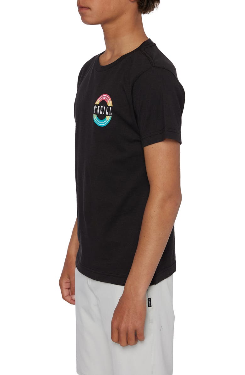 O'Neill Kids' Brackets Graphic Logo Tee, Alternate, color,