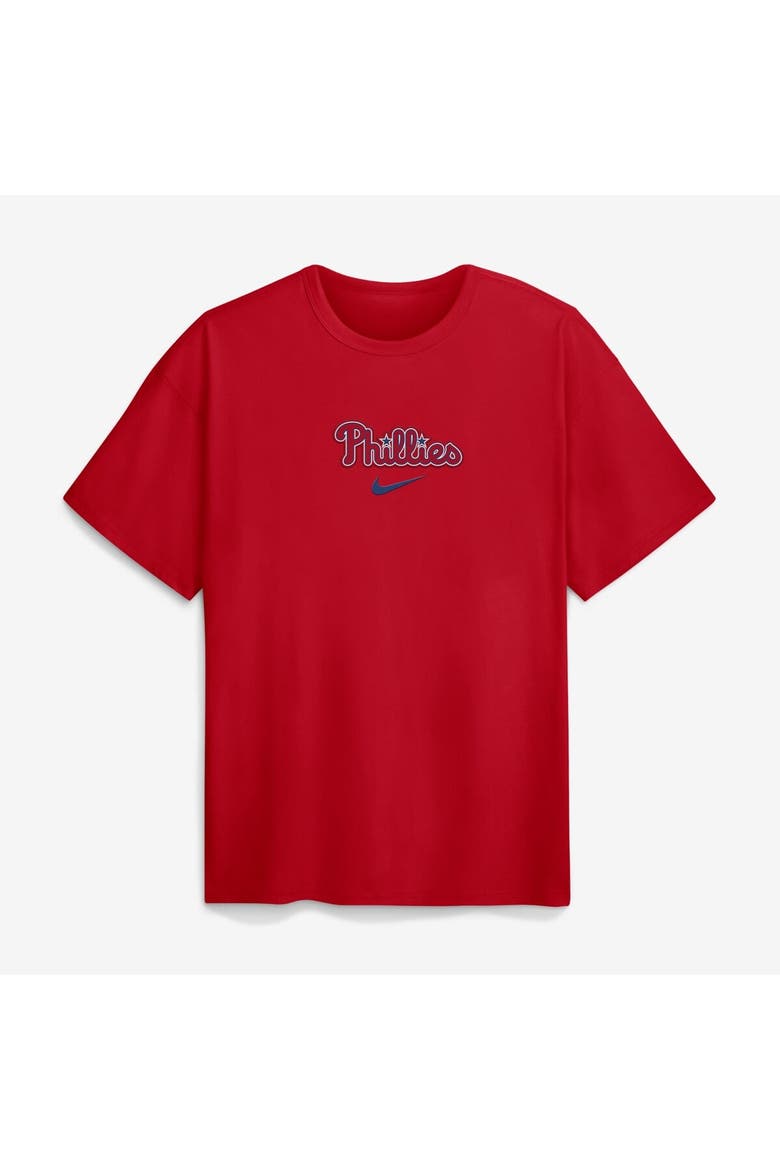 Men's Nike Red Philadelphia Phillies City Name Max90 T-Shirt, Alternate, color, Red
