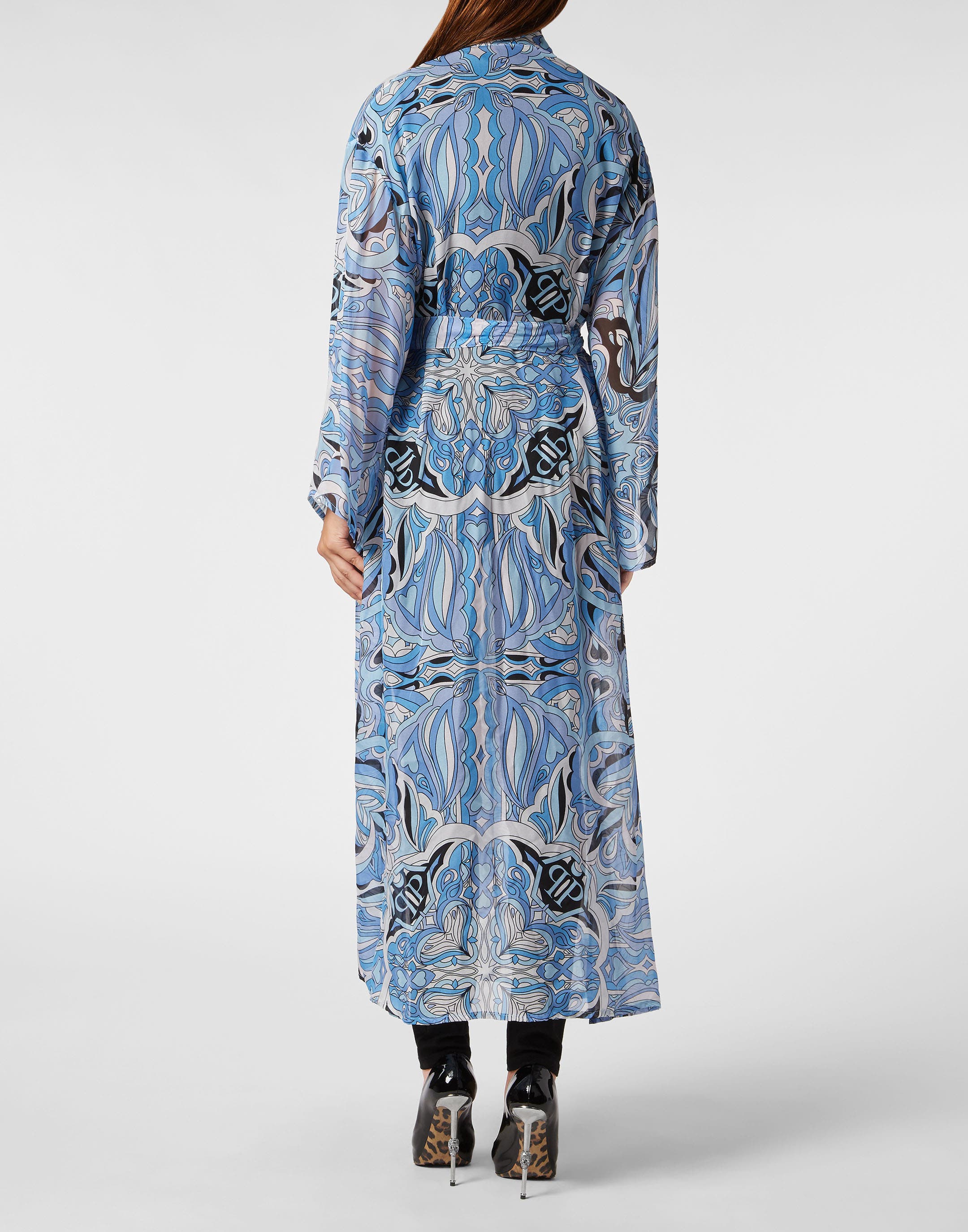 PHILIPP PLEIN Chiffon Seta Kaftan Women (Women) | Nordstrom