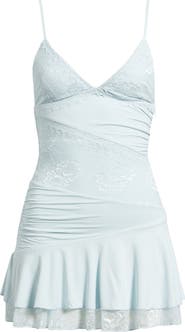 Princess Polly Love Is Alive Lace Trim Minidress