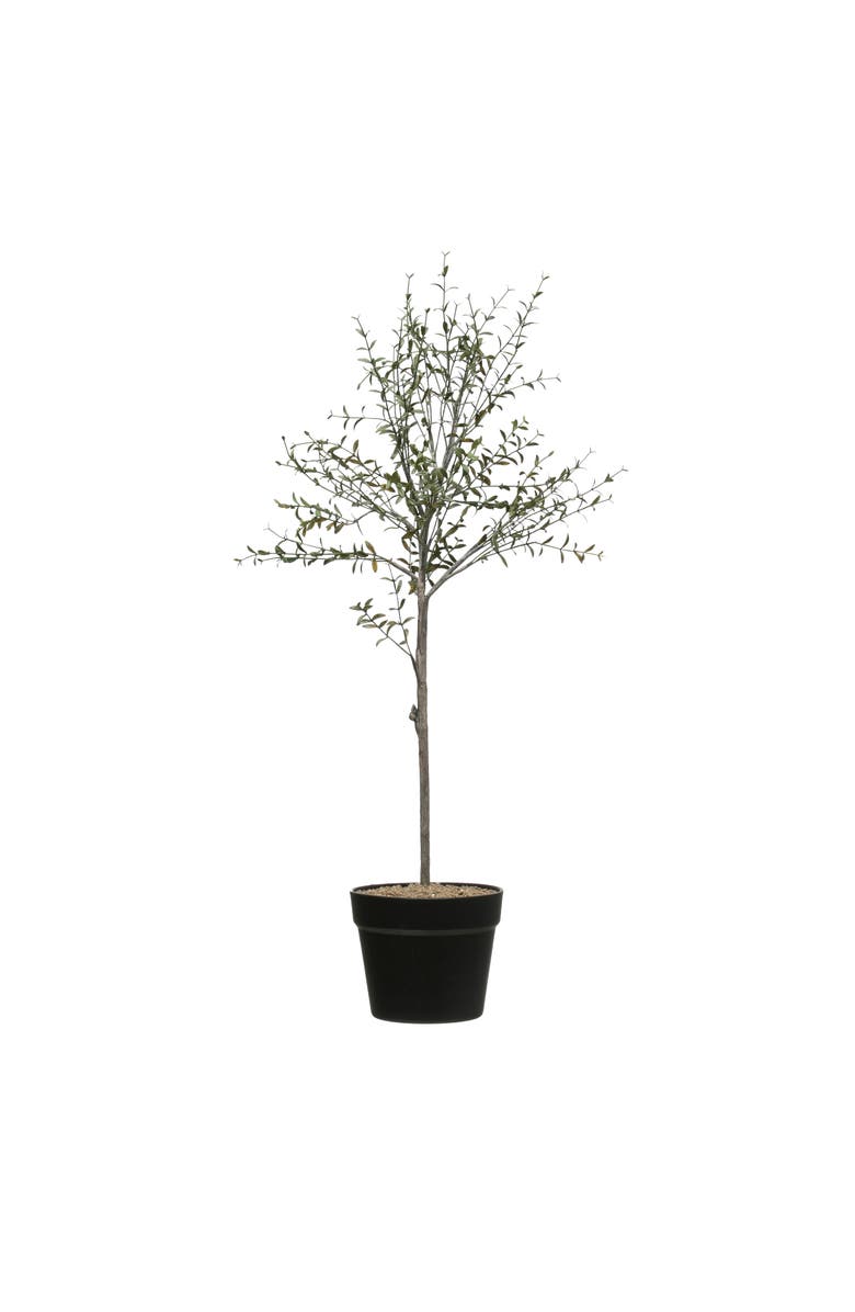 Storied Home 29"H Faux Thyme Topiary in Pot, Main, color, Natural