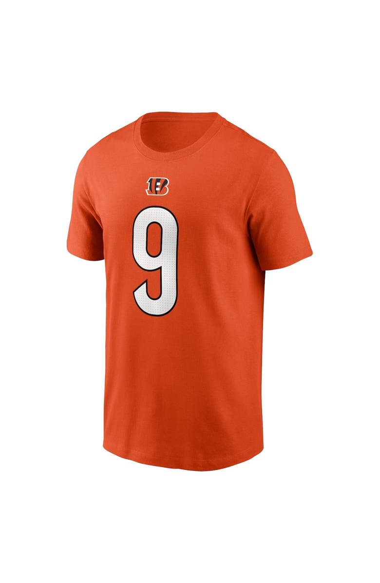 Nike Men's Nike Joe Burrow  Orange Cincinnati Bengals  Player Name & Number T-Shirt, Alternate, color, Orange