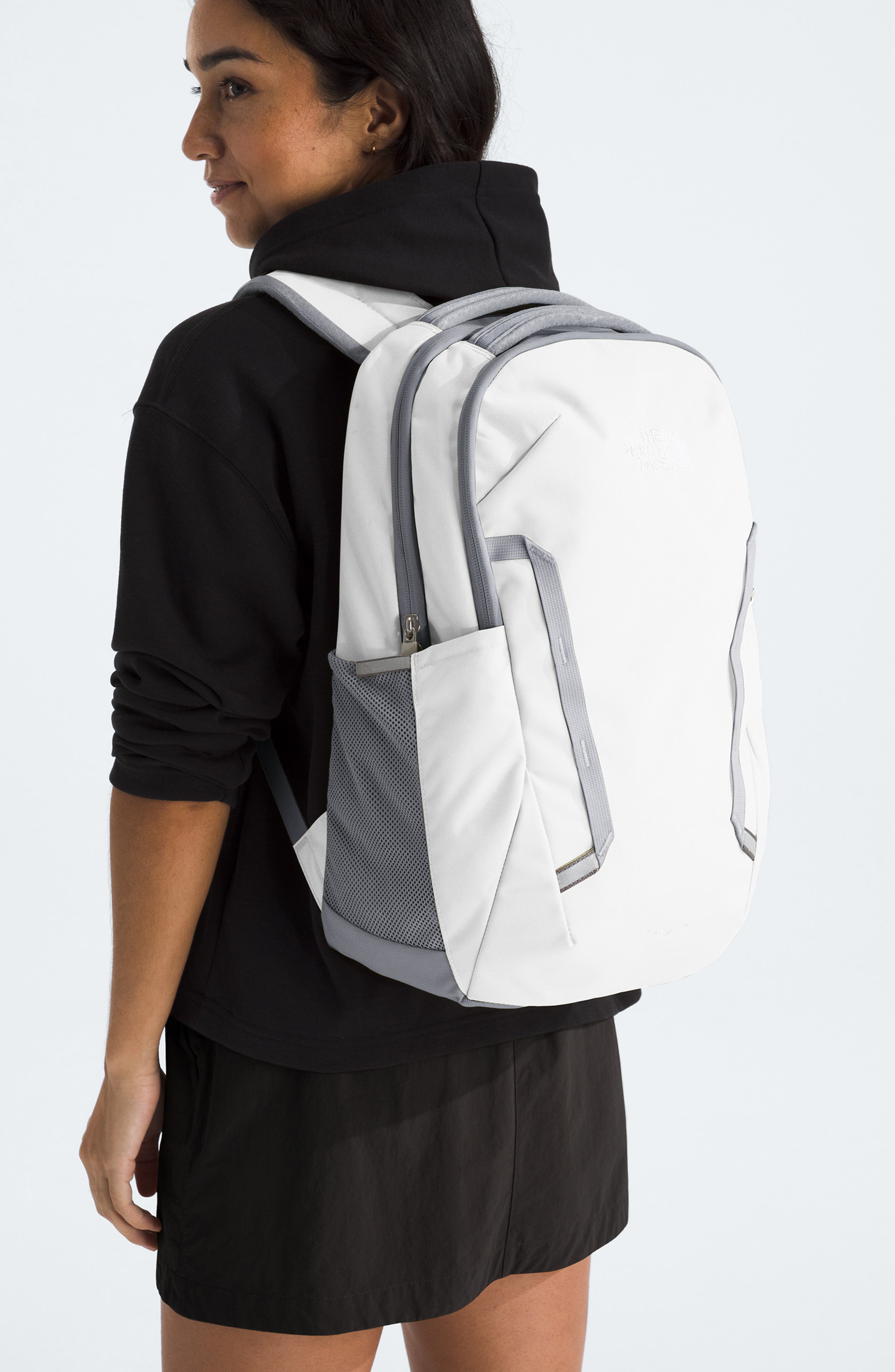 Vault Backpack, Alternate, color, TNF WHITE METALLIC M/ LANGE