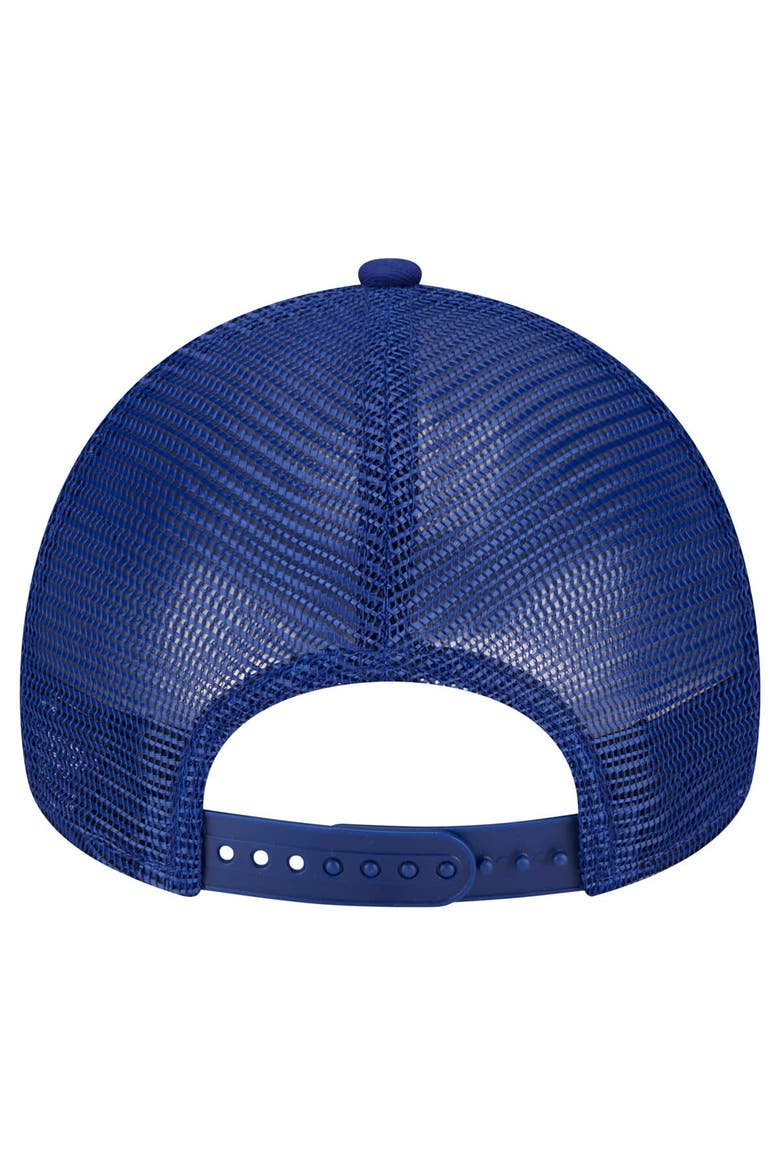 Men's New Era Royal Los Angeles Dodgers 9FORTY A-Frame Trucker Adjustable Hat, Alternate, color, Royal