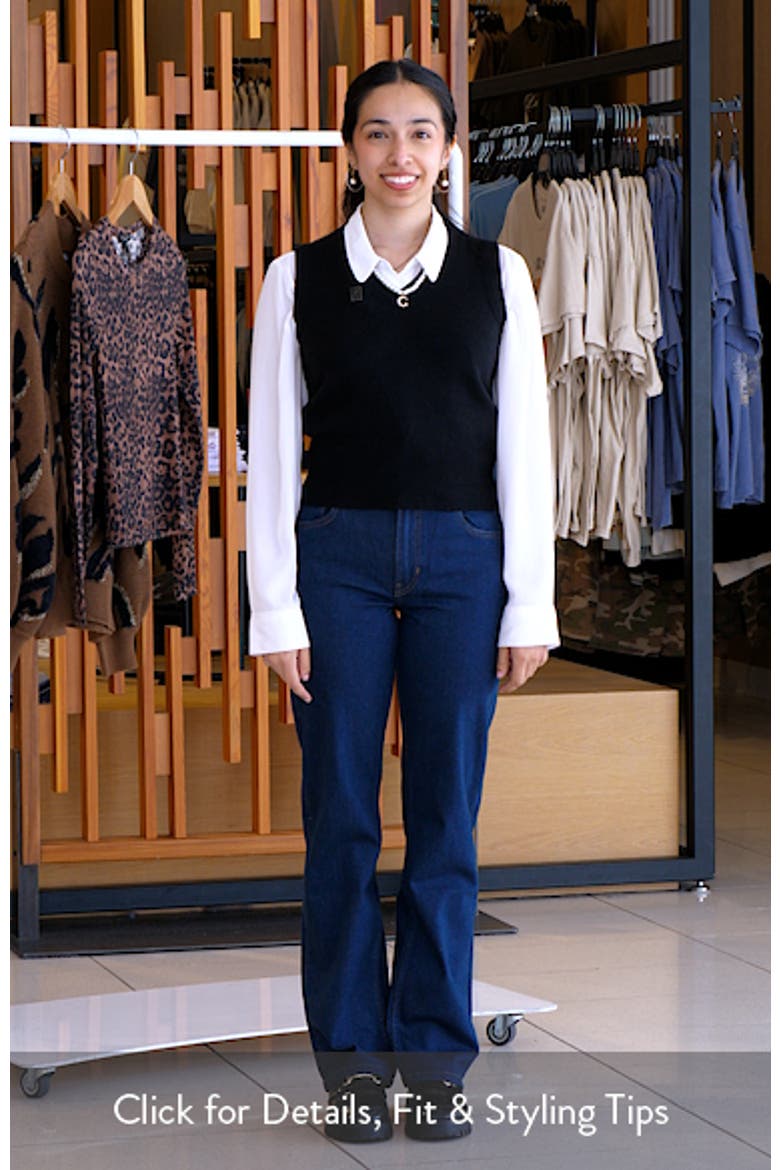 Elton Mid Rise Straight Leg Jeans video