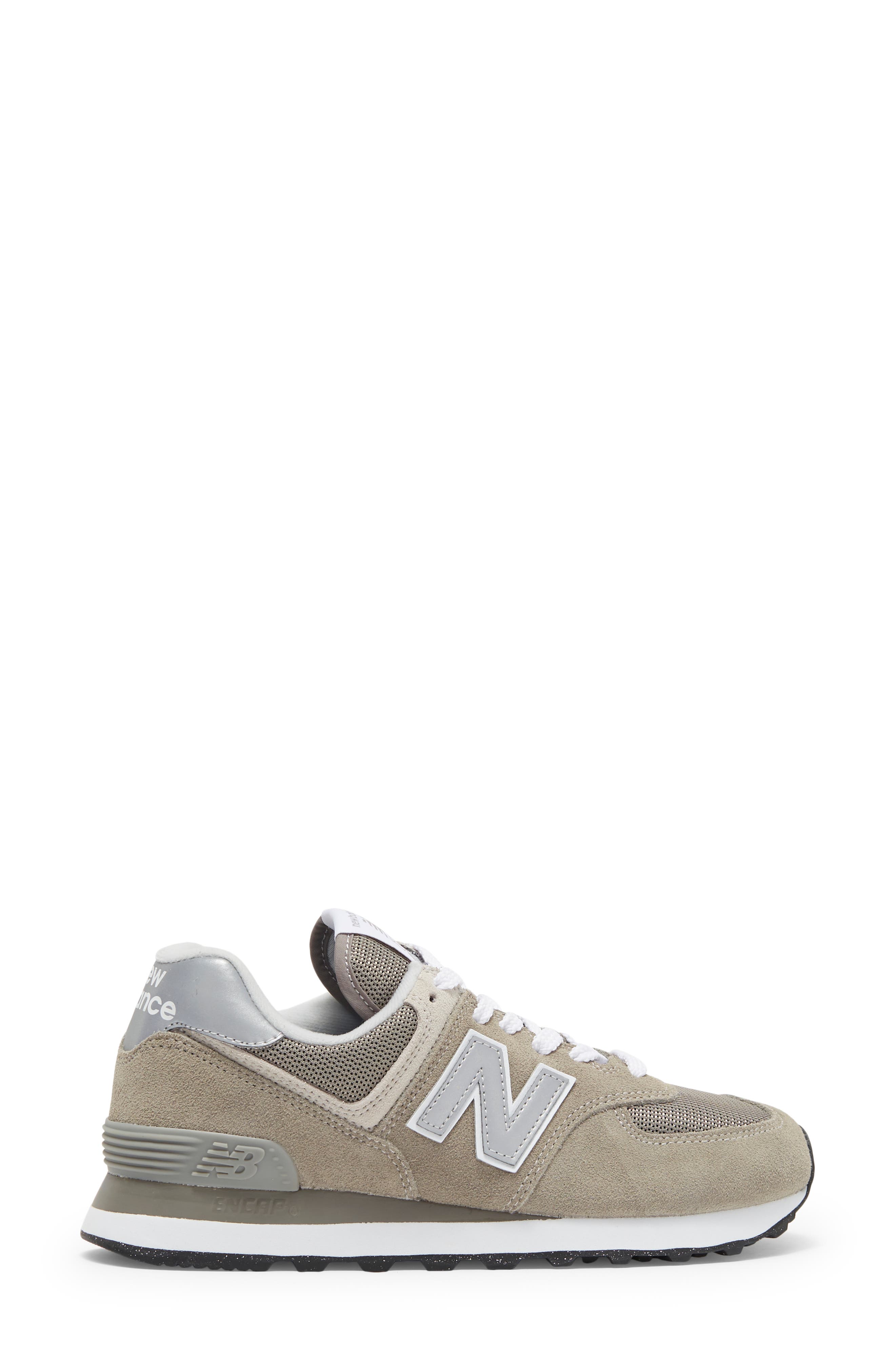 New Balance 574 Sneaker, Alternate, color, Grey/ White