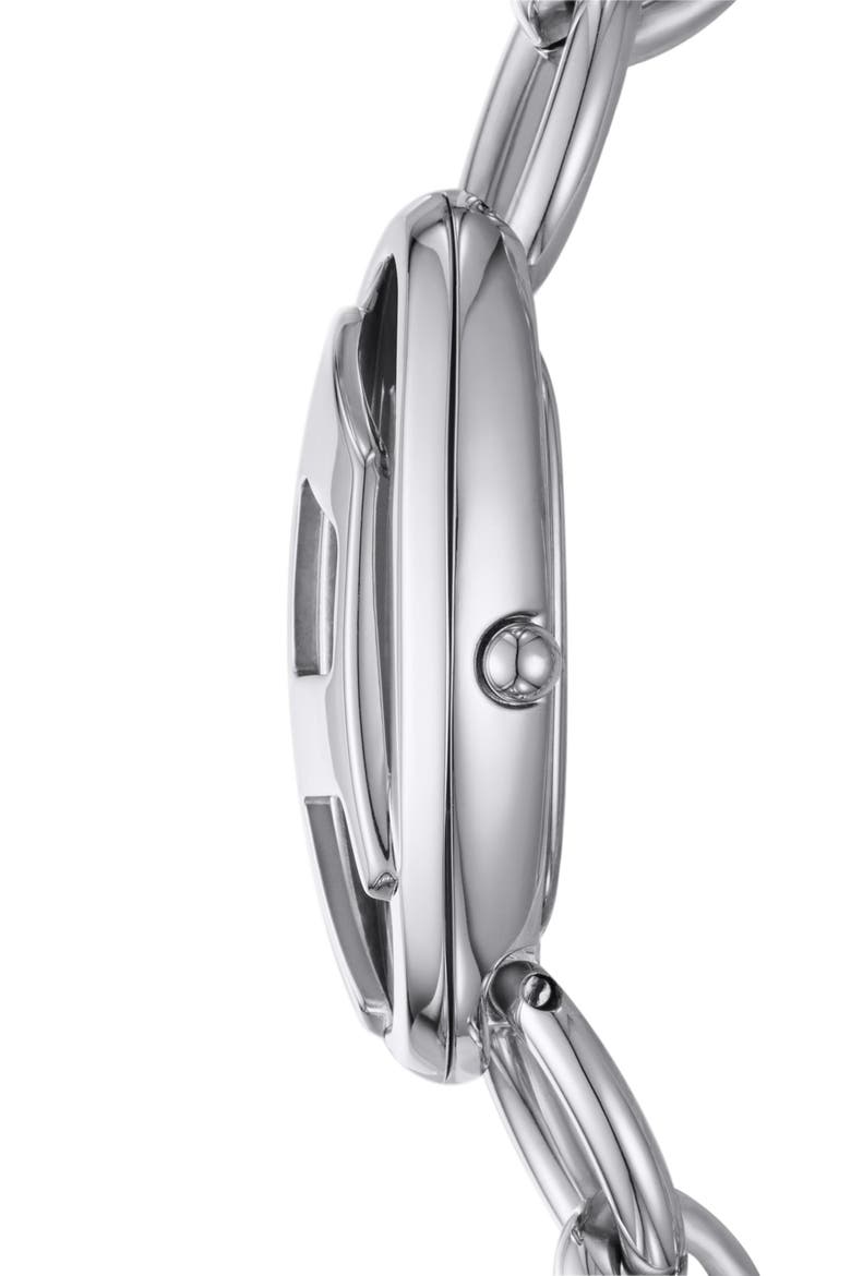D-Era Oval Bracelet Watch, 39mm x 19mm, Alternate, color, SILVER