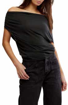 Free People Blake Off the Shoulder Knit Top